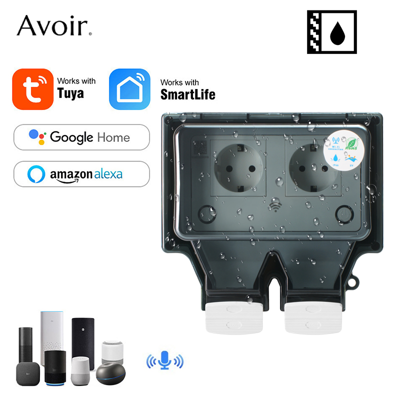 Outdoor Power Hub - Avoir Tuya Tường Điện Ổ Cắm