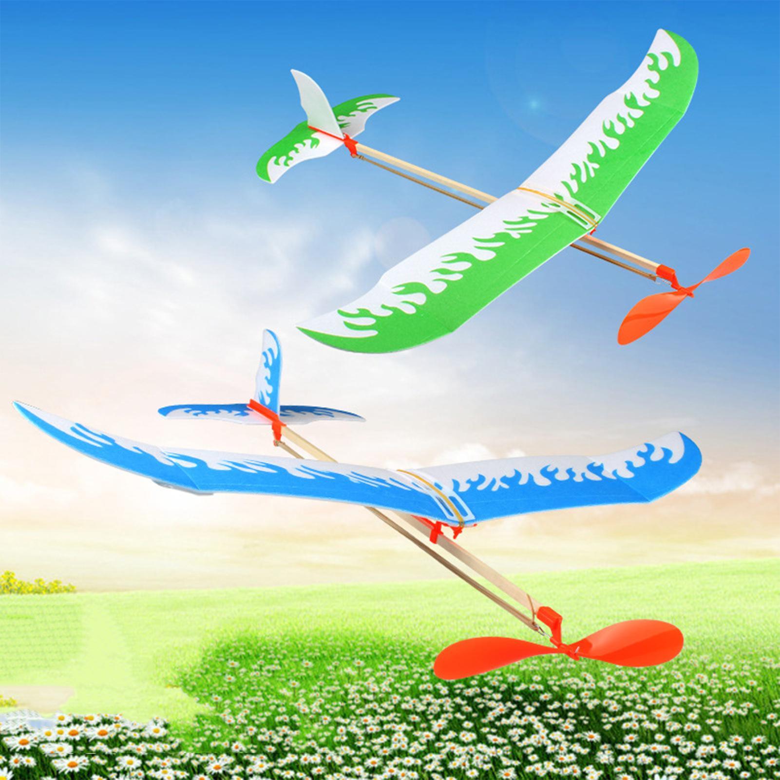 Outdoor Powersports - Rubber Band Airplanes Powered Glider Aircraft