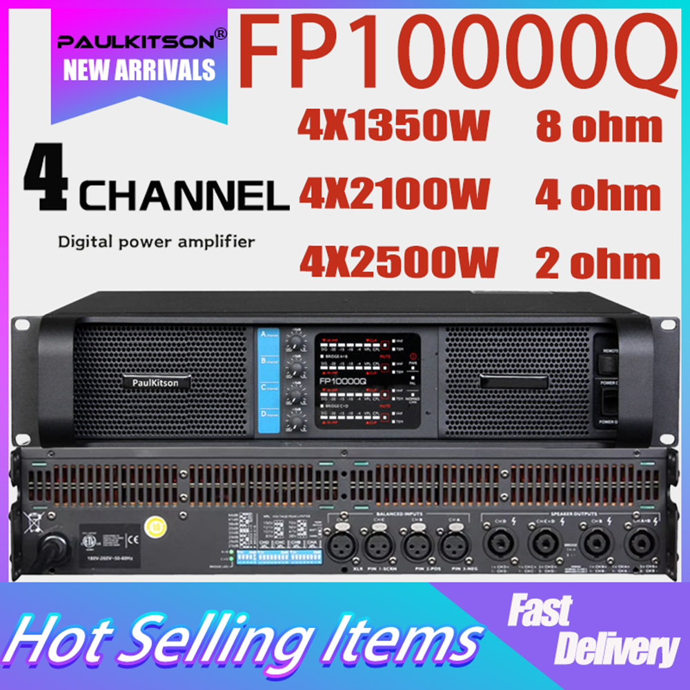 Outdoor Power Amplifier - Paulkitson FP10000q 2500W 4 Channel Professional