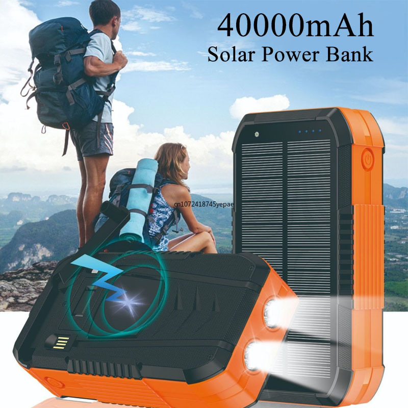 Xiaomi Outdoor Power Supply - 40000mAh Hand Crank Solar Power Bank