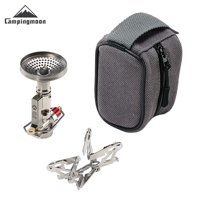 Outdoor Power Burner - CAMPINGMOON XT-2F Xuanfeng Titanium Rocket Stove