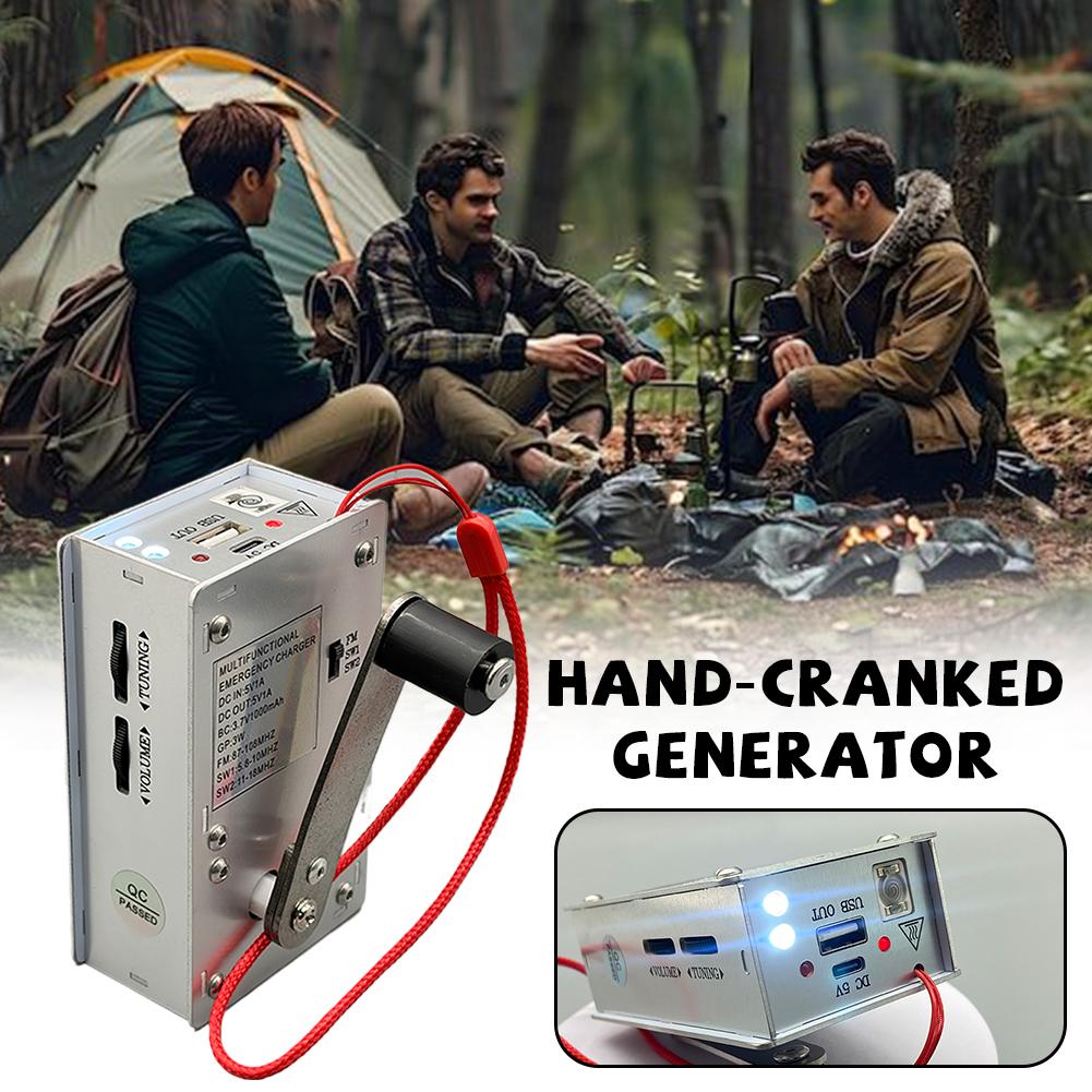 Outdoor Power Equipment Brands - Hand Crank Emergency Backup Power Generator