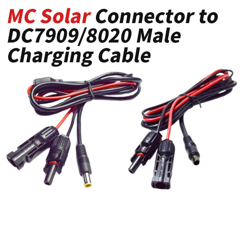 Outdoor Power Lead - DC7909/8020 to Solar Connector Charging Cable