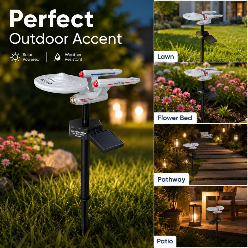 Star Trek USS Enterprise Solar - đánh giá và giá Outdoor Power Outlet Solar