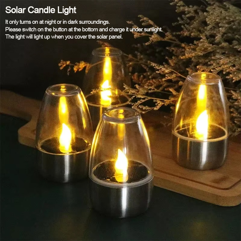 LED Solar Candles Light Flamel - đánh giá và giá Outdoor Power Outlet Solar