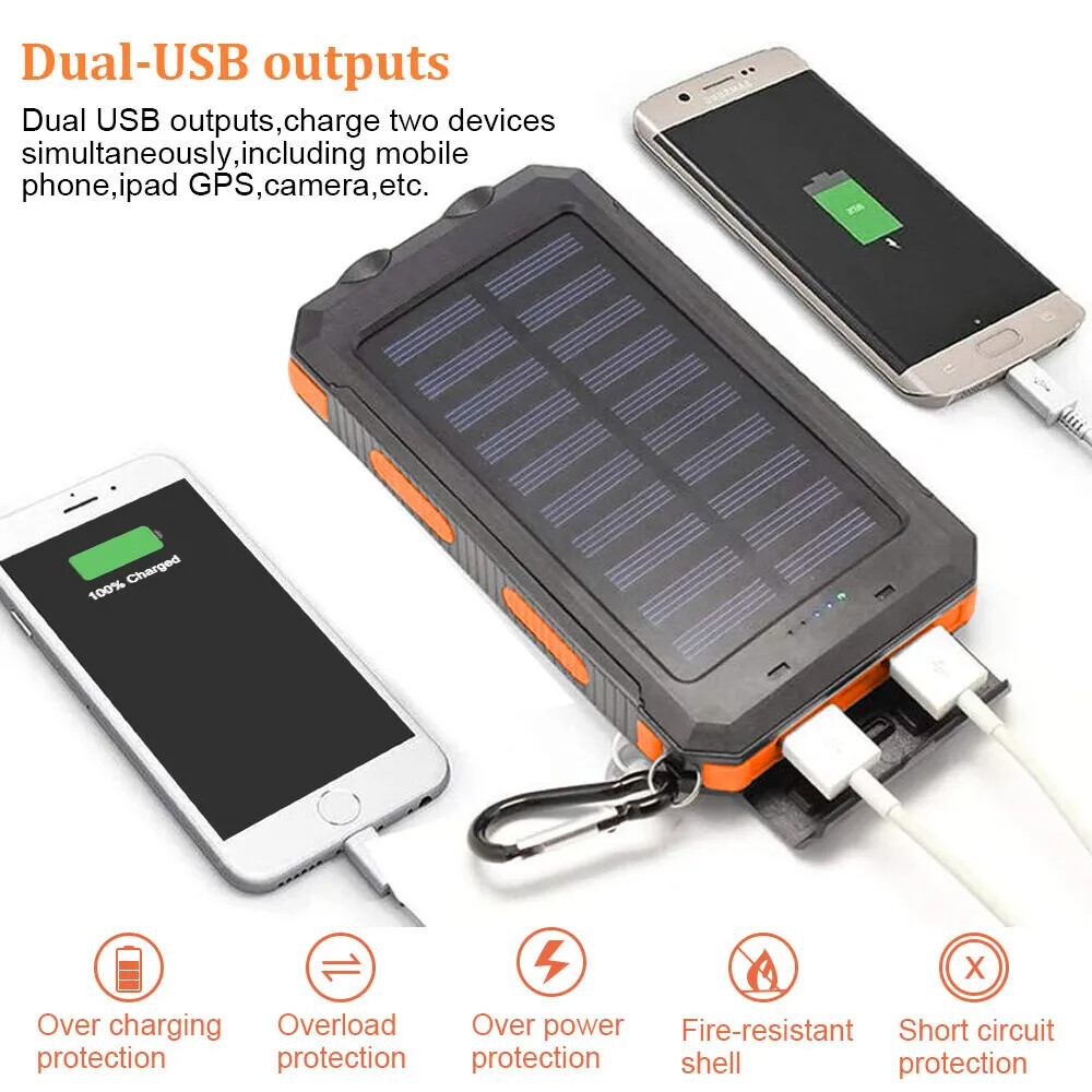 Solar Power Bank 200000mAh Wat - đánh giá và giá Xiaomi Outdoor Power Supply