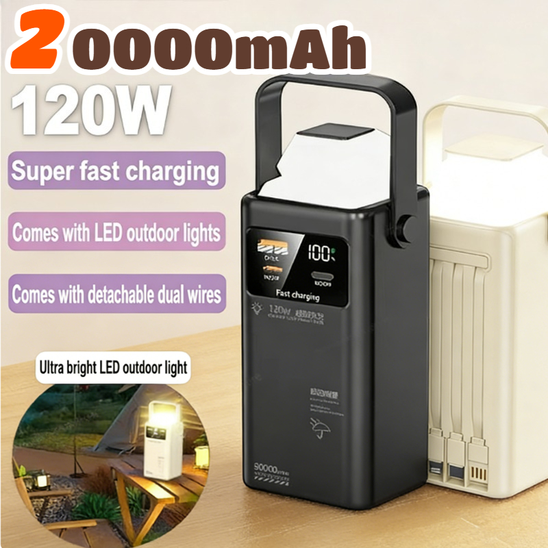 120W Power Bank 200000mAh Larg - đánh giá và giá Outdoor Power Lead