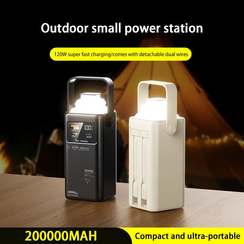 120W Power Bank 200000mAh Larg - đánh giá và giá Outdoor Power Lead