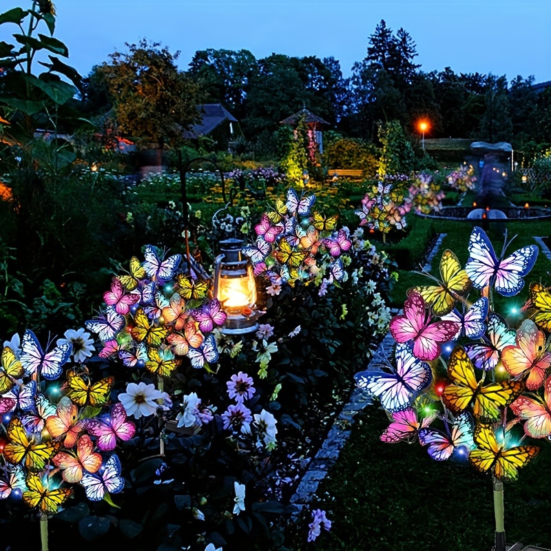 Solar LED Butterfly Garden Lig - đánh giá và giá Outdoor Power Outlet Solar