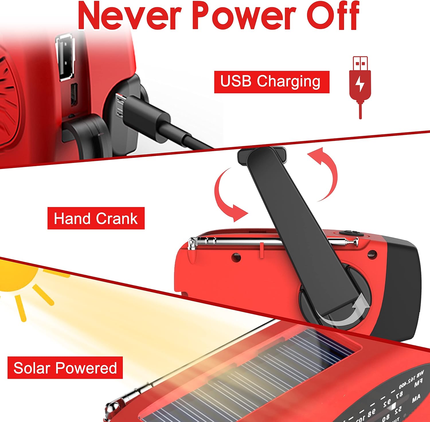 Multifunctional Hand Cranked G - đánh giá và giá Outdoor Power Kit
