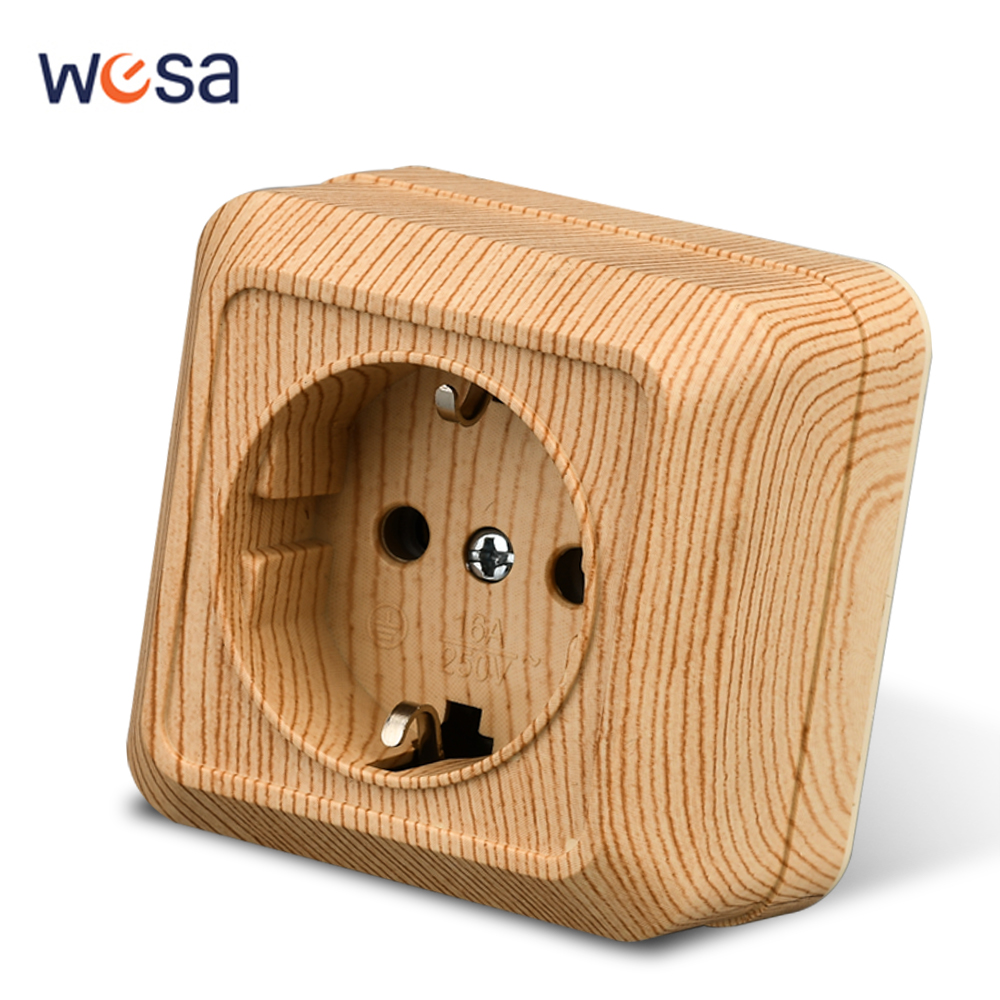 WESA Wood Wall Surface Socket  - đánh giá và giá Outdoor Power Hub