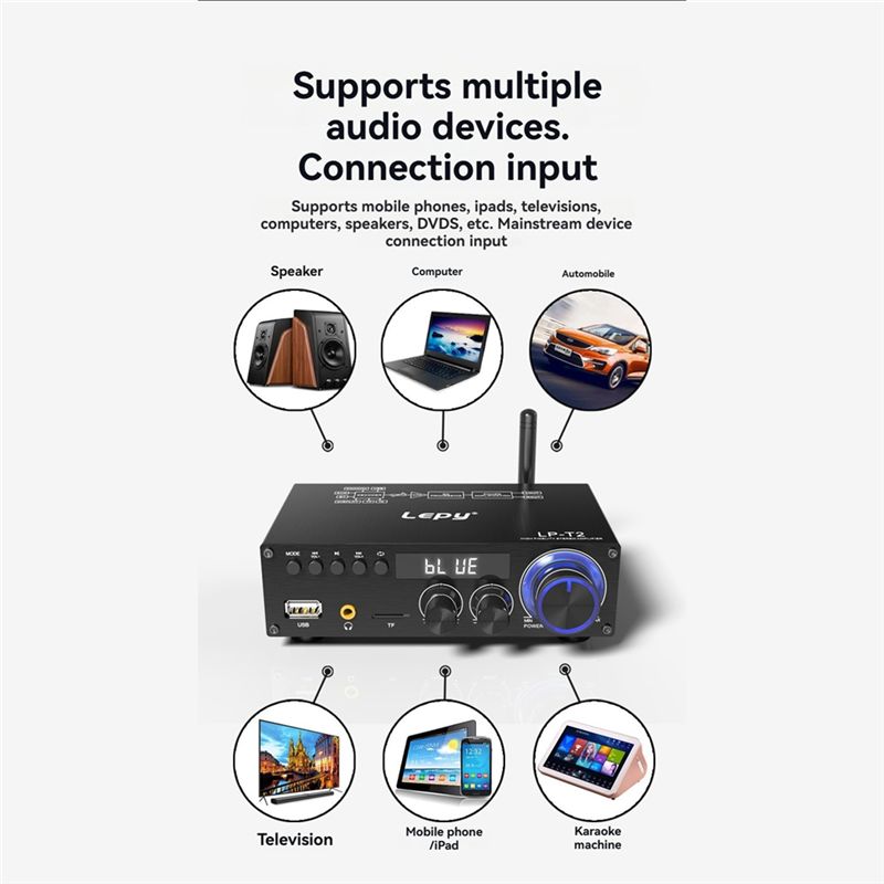 Lepy LP-T2 Hifi Audio Amplifie - đánh giá và giá Outdoor Power Amplifier