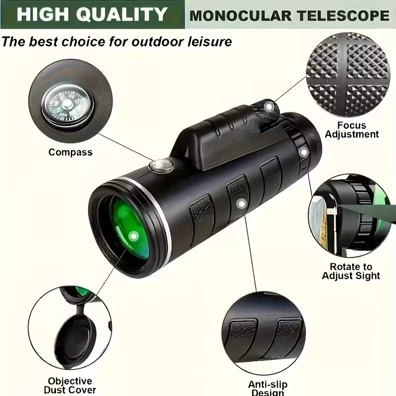 40x60 High-Power HD Monocular  - đánh giá và giá Outdoor Powersports
