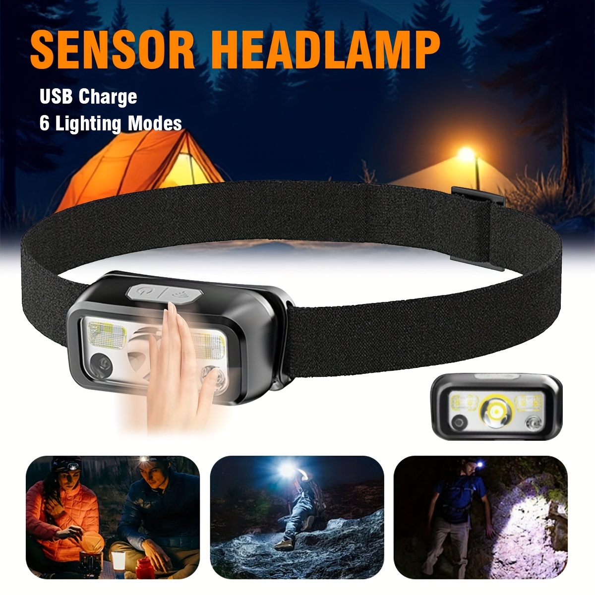Powerful COB LED Sensor Headla - đánh giá và giá Outdoor Power Head