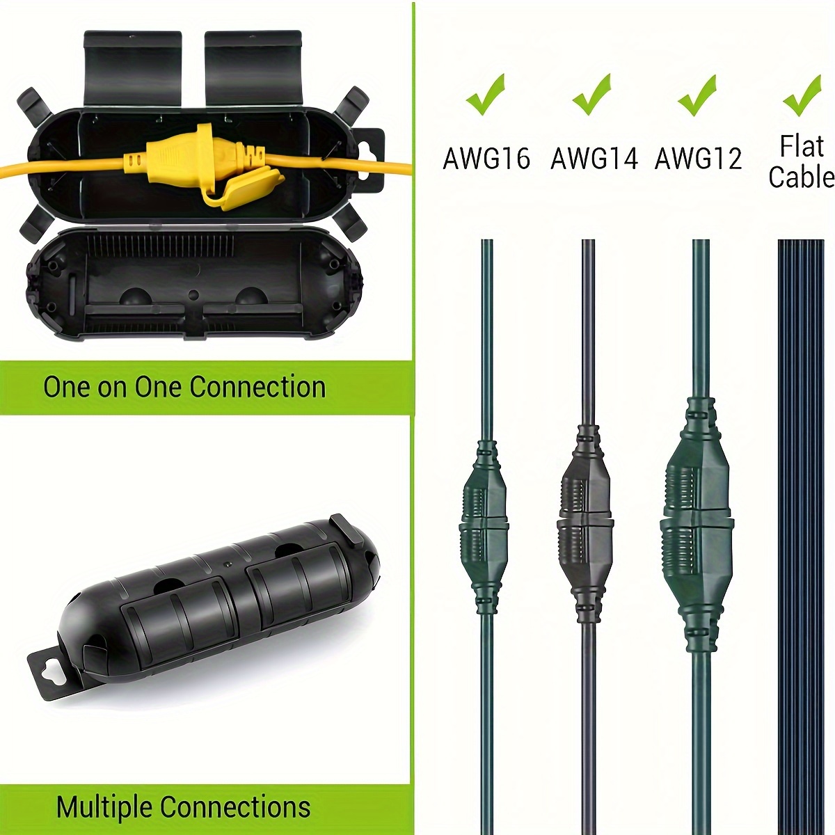 Extension Cord Plug Connection - đánh giá và giá Outdoor Power Hub
