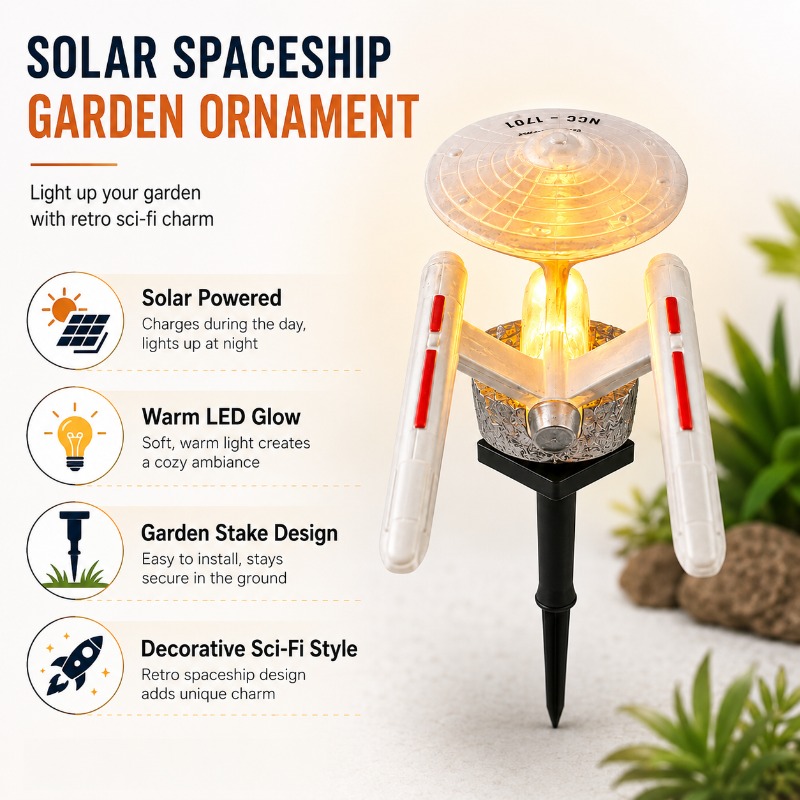 Star Trek USS Enterprise Solar - đánh giá và giá Outdoor Power Outlet Solar