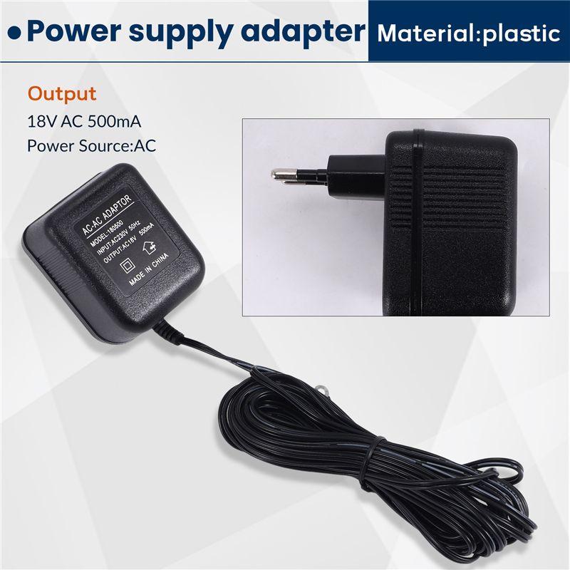 18V 500MA Power Supply Battery - đánh giá và giá Outdoor Power Adapter Ring