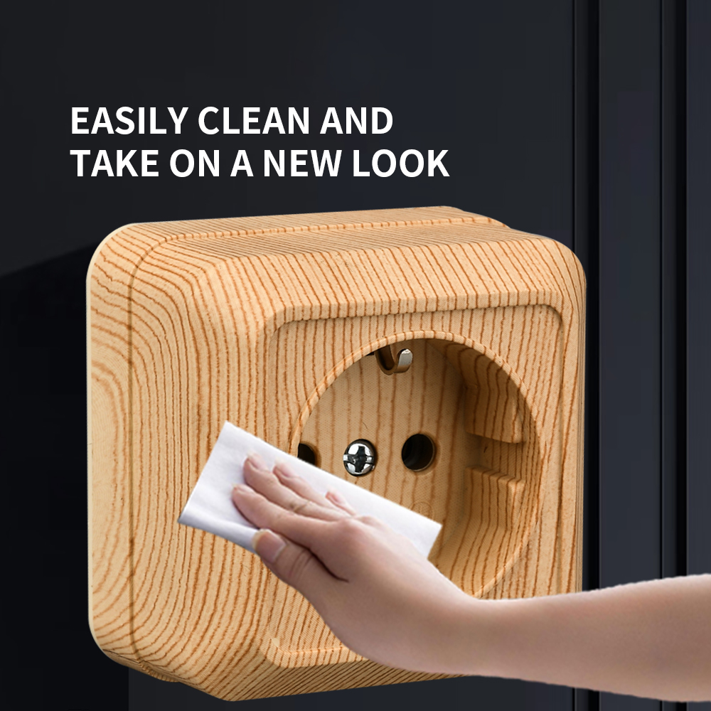 WESA Wooden Wall Surface Socke - đánh giá và giá Outdoor Power Hub