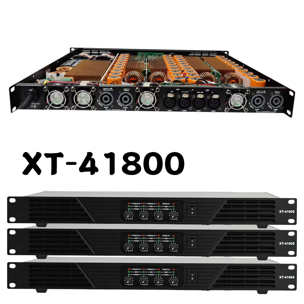 Paulkitson XT41800 4X1800W 8OH - đánh giá và giá Outdoor Power Amplifier