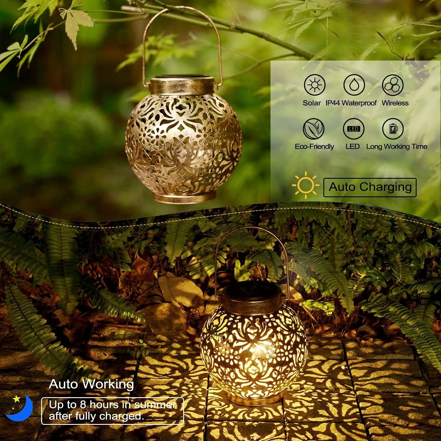 1-6PCS Moroccan Solar Lanterns - đánh giá và giá Outdoor Power Outlet Solar