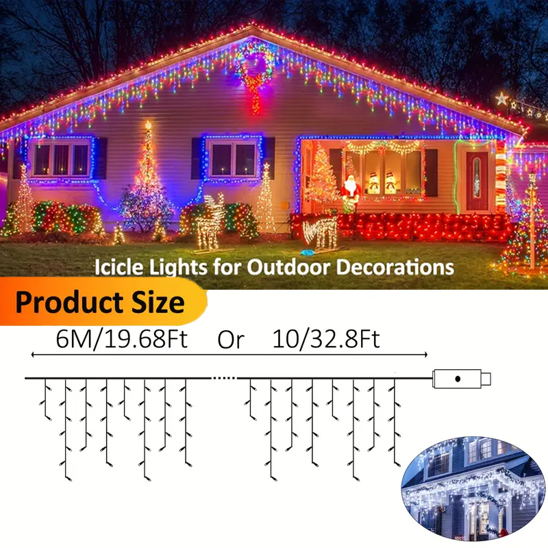 Solar Icicle Lights Outdoor Fa - đánh giá và giá Outdoor Solar Power Xmas Lights