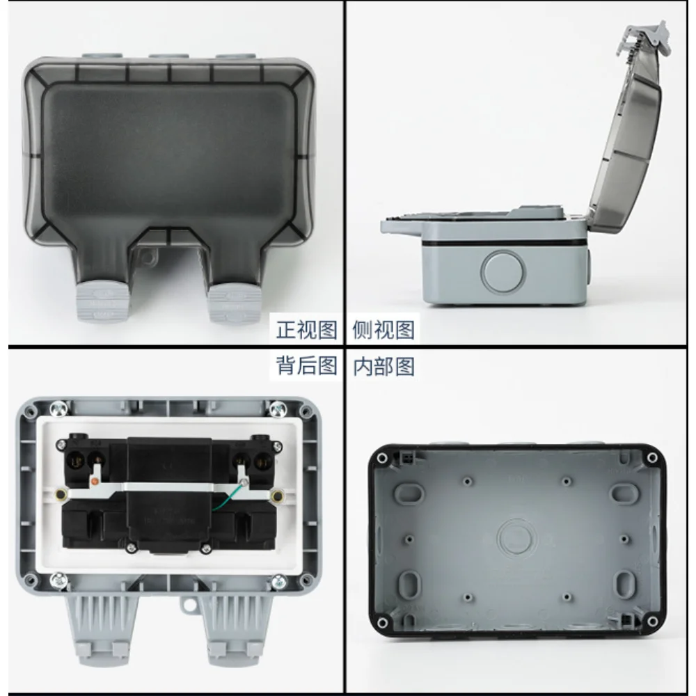 EU KR Outdoor Wall Waterproof  - đánh giá và giá Outdoor Power Hub