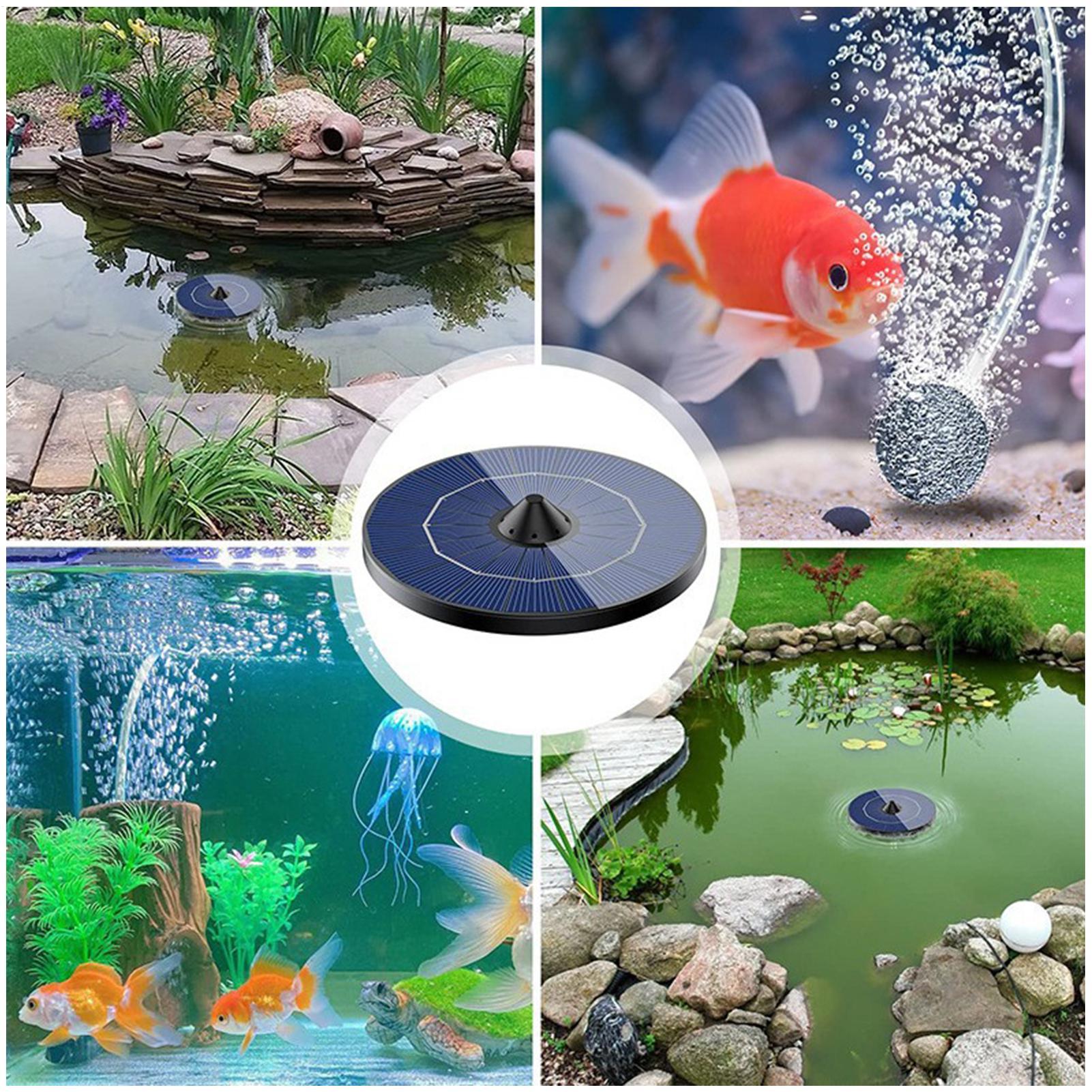 Solar-powered pond aerator pum - đánh giá và giá Outdoor Power Kit