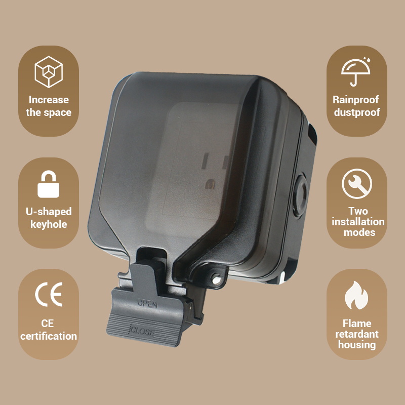 Avoir IP66 Wall Waterproof Soc - đánh giá và giá Outdoor Power Hub