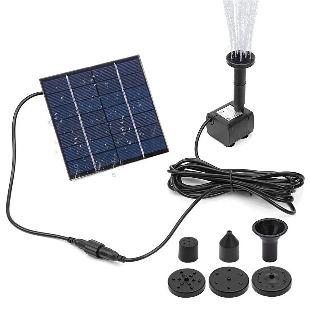 1.4W Mini Solar Fountain Pump  - đánh giá và giá Outdoor Power Kit