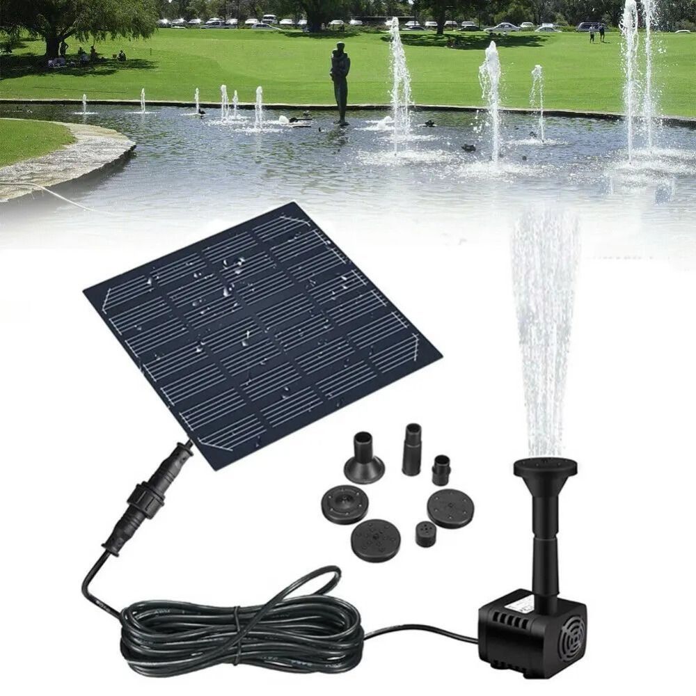 1.4W Mini Solar Fountain Pump  - đánh giá và giá Outdoor Power Kit