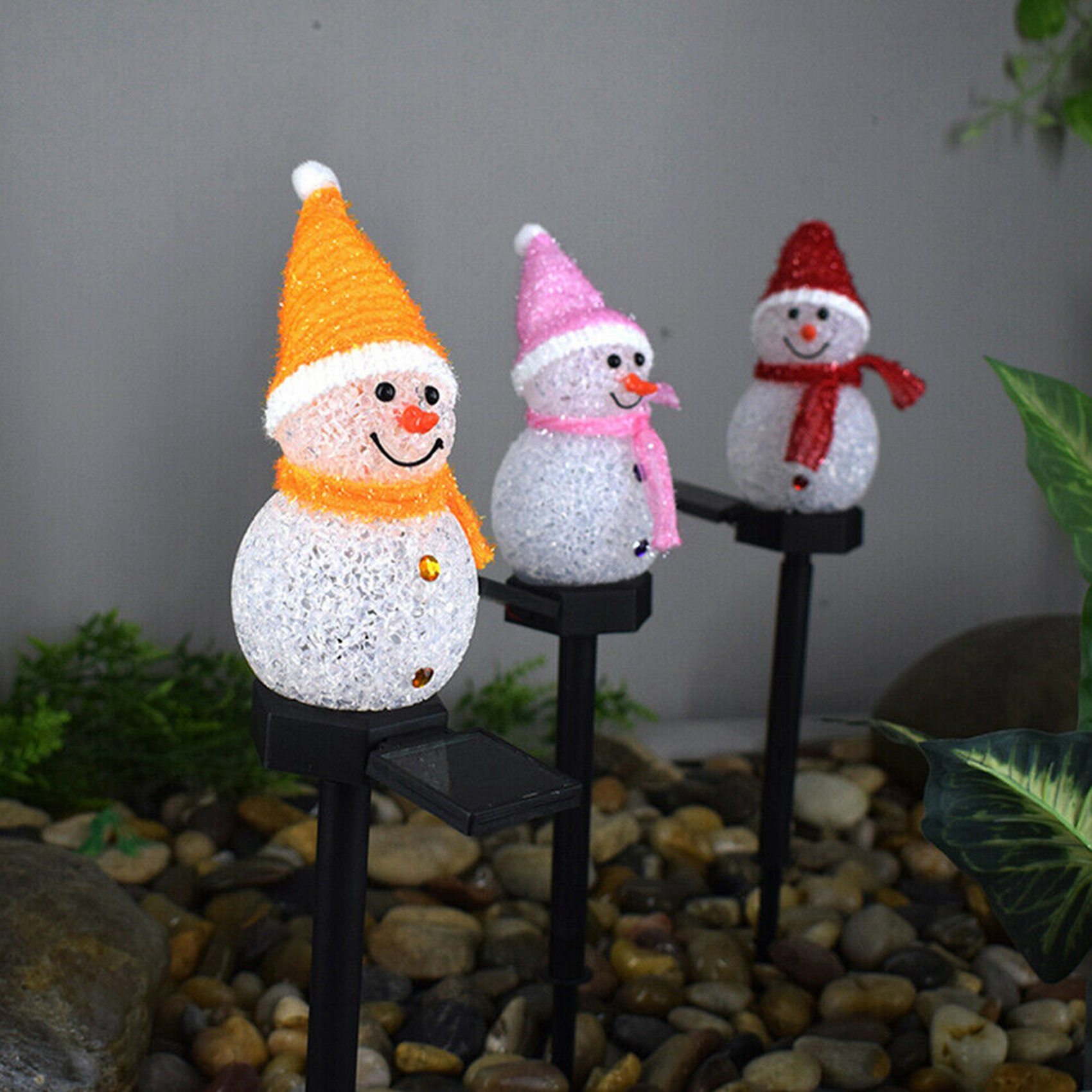 A72P Snowman Solar Lights Chri - đánh giá và giá Outdoor Solar Power Xmas Lights