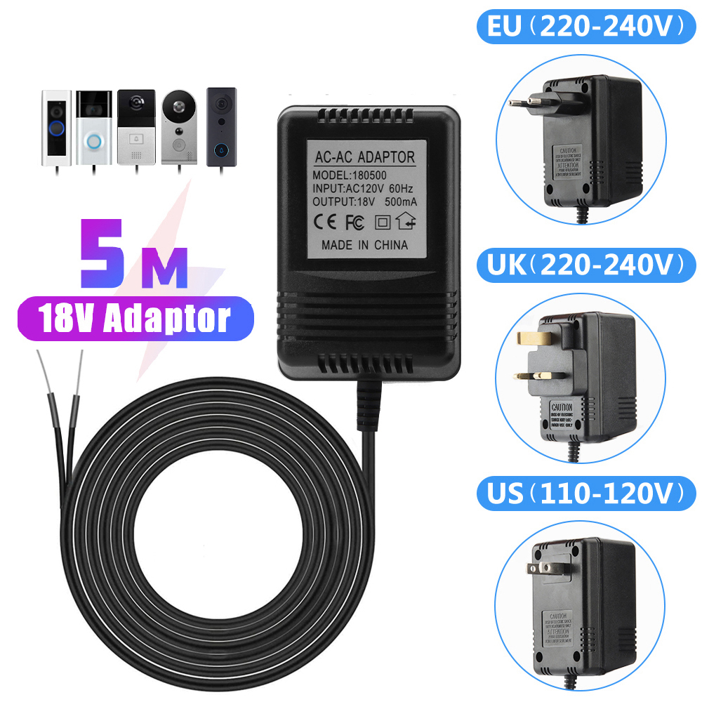 US UK EU Plug 18V AC to DC Tra - đánh giá và giá Outdoor Power Adapter Ring