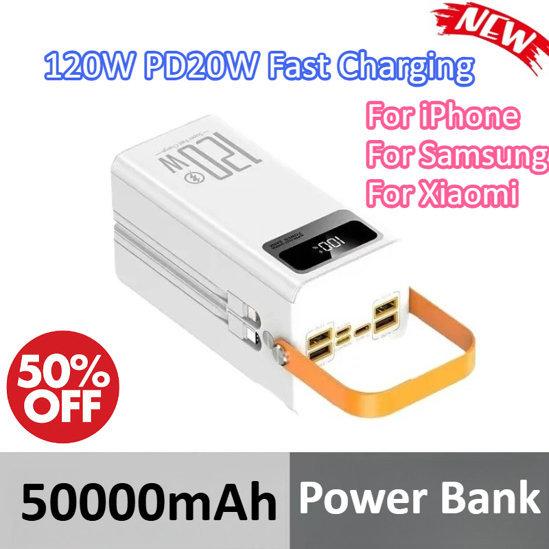 50000mAh 120W PD20W Fast Charg - đánh giá và giá Xiaomi Outdoor Power Supply