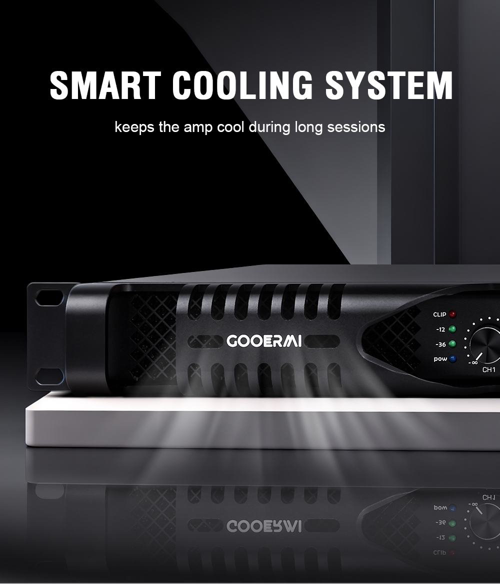 Gooermi DZ1300 1U Class D Powe - đánh giá và giá Outdoor Power Amplifier