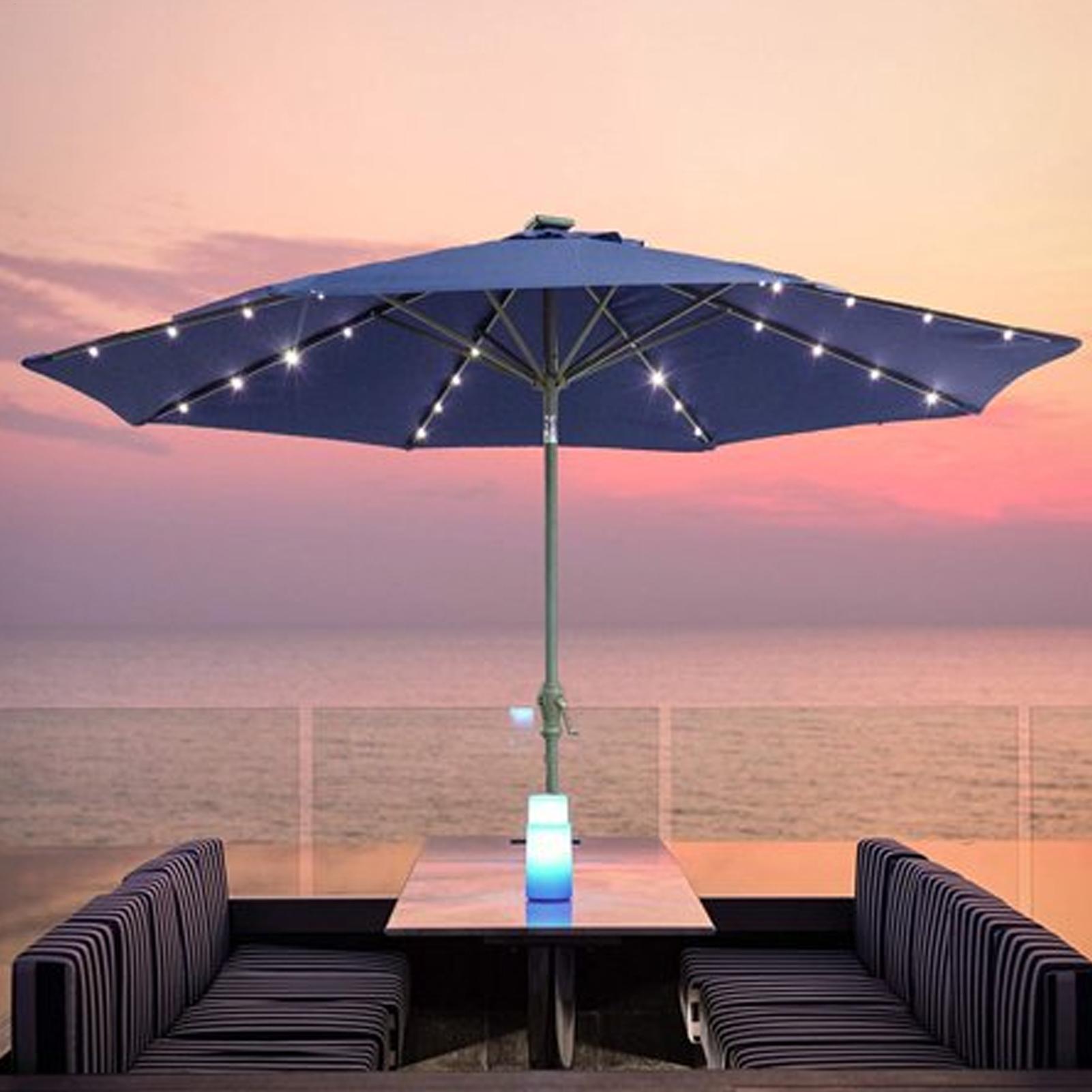 Solar Umbrella String Light 10 - đánh giá và giá Outdoor Power Outlet Solar