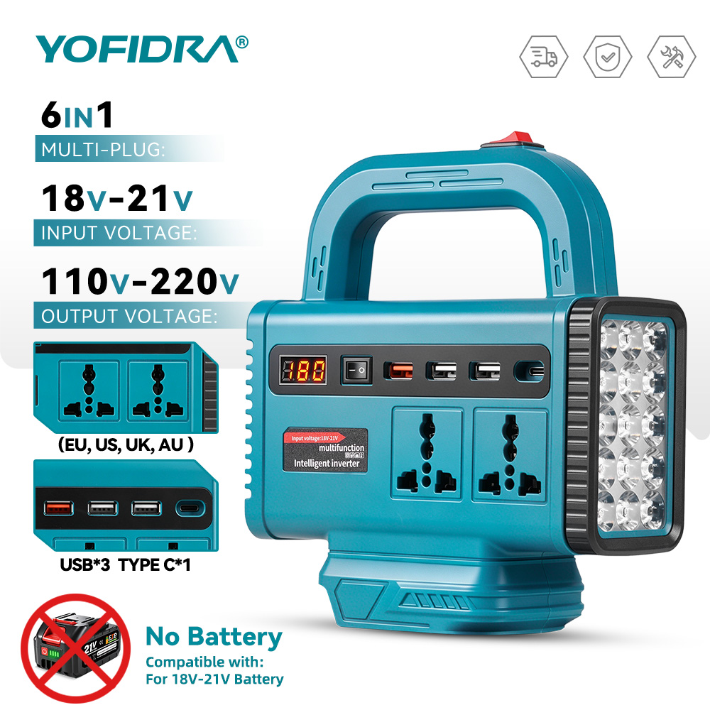YOFIDRA 220V Portable Power In - đánh giá và giá Outdoor Power Hub