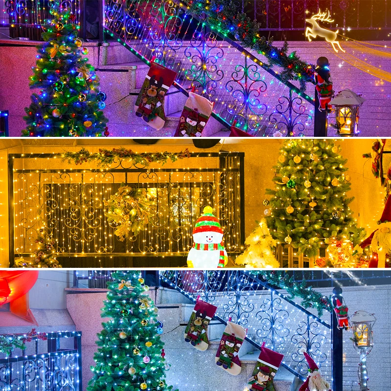 Garden Decor Fairy String Ligh - đánh giá và giá Outdoor Solar Power Xmas Lights