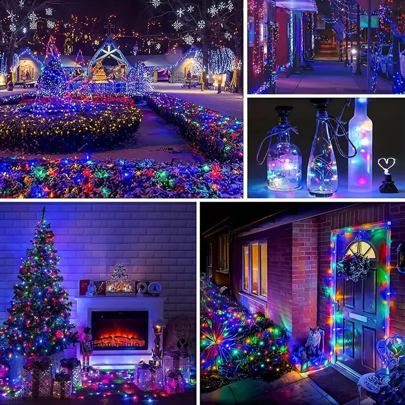 Garden Decor Fairy String Ligh - đánh giá và giá Outdoor Solar Power Xmas Lights