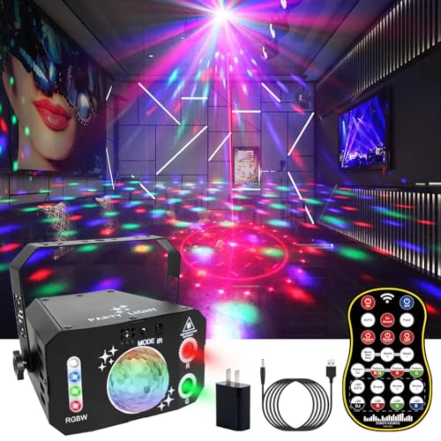 7 Lens Disco Ball LightsUSB Po - đánh giá và giá Outdoor Solar Power Xmas Lights