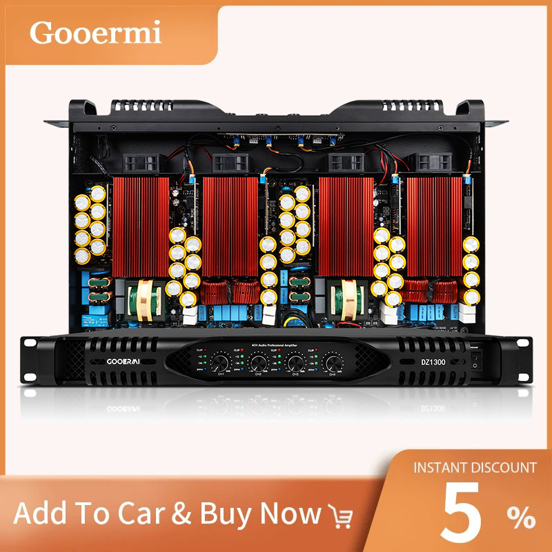 Gooermi DE2300 1U 4-Channel Di - đánh giá và giá Outdoor Power Amplifier