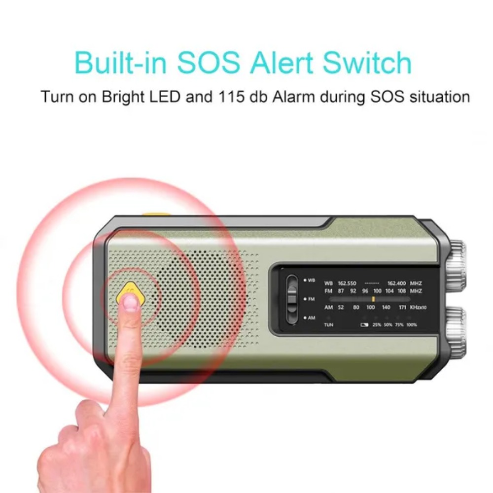 Emergency Solar Hand Crank NOA - đánh giá và giá Outdoor Power Equipment Brands