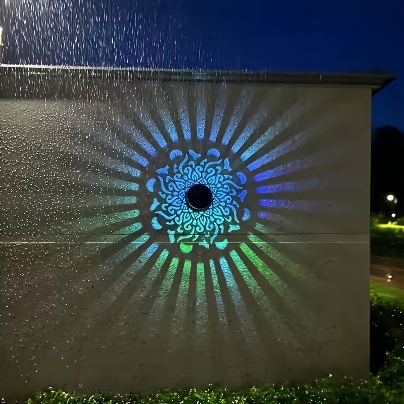 Solar LED Wall Light Mandala P - đánh giá và giá Outdoor Power Outlet Solar
