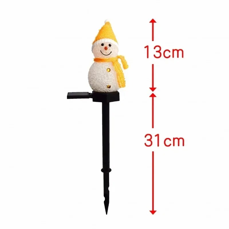 Solar Powered Snowman Ground S - đánh giá và giá Outdoor Solar Power Xmas Lights
