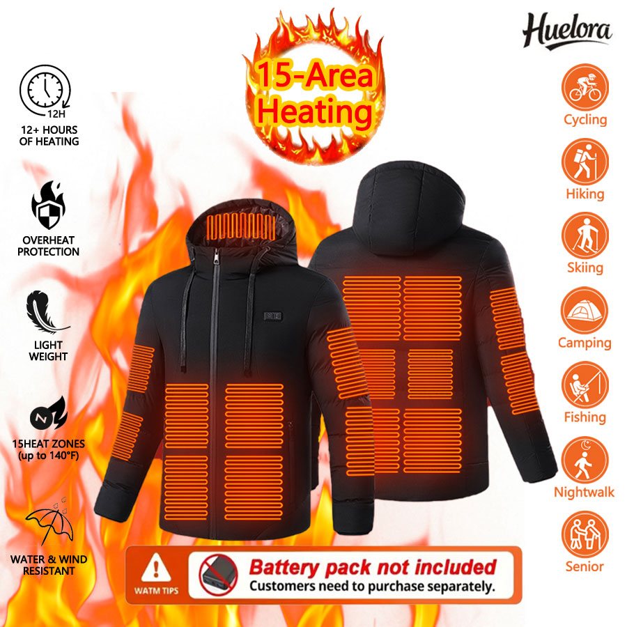 Huelora 11 Area Heated Jacket  - đánh giá và giá Outdoor Powersports