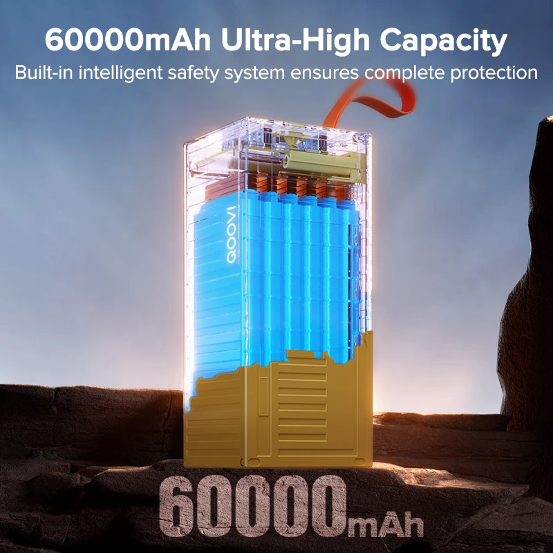 QOOVI 60000mAh Power Bank 22.5 - đánh giá và giá Outdoor Power Lead