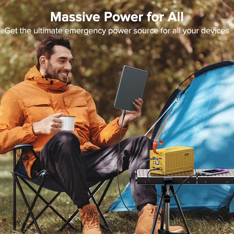 QOOVI 60000mAh Power Bank 22.5 - đánh giá và giá Outdoor Power Lead